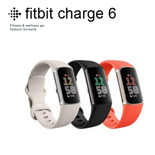 手表Fitbit Charge 6 运动智能GPS睡眠心率血氧手环数据跟踪器
